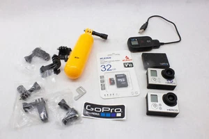 Lot of 2 GoPro HERO3 Silver Edition Camera w/Accessories - Picture 1 of 4