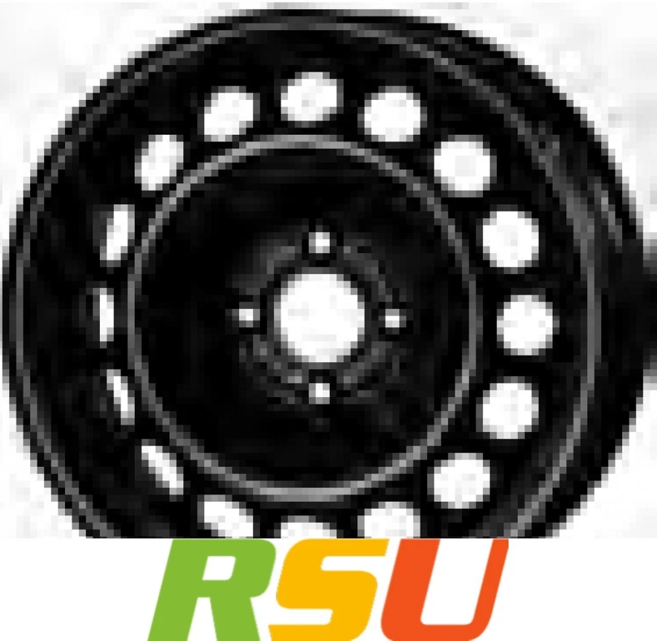 MWD 16189 6.5x16" ET20 LK4 108 ML 65.1 Stahlfelgen 16 Zoll - Bild 1 von 1