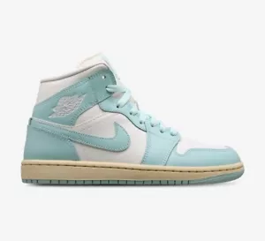 Nike Air Jordan 1 Mid Light Dew Beige Mintgrün 38 Neu OVP Sneaker BQ6472-132 - Bild 1 von 6