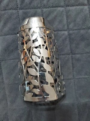 Bath & Body Works Soap Sleeve Metal Leaves Holder Silver Tone Old Style(?) - Image 1 of 4