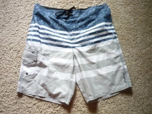 O'NEILL Boardshorts Mens Size 36 STRIPED Swim Shorts Trunks - Picture 1 of 2