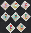 Hungary 1962 SC# 1447 - 1452, B224, C209A - Soccer Ball - 8 stamps M-NH Lot # 25