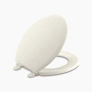 Kohler Ridgewood Toilet Seat 4695-96 Biscuit Round White - Picture 1 of 5