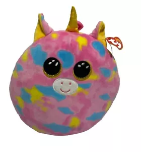 TY Official Squish Fantasia Boo Soft Toy Unicorn Large vtd - Picture 1 of 5