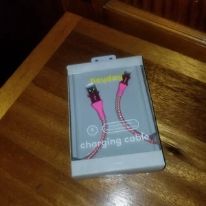 Heyday / 6ft USB-C Cable To USB-C Devices Charging Cable Color Pink. - Zdjęcie 1 z 4