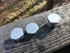 Norton Commando 750 850 (1-2 or 3) Front fork tube nuts knobs - Imagen 1 de 4