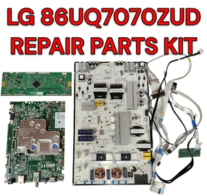 LG 86UQ7070ZUD REPAIR PARTS KIT ( MAIN EBT67333201 , POWER SUPPLY EAY65895562 ) - Picture 1 of 11