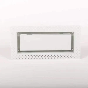 Ventilación de pared empotrada Fittes Aria (Lite) 4 pulgadas x 10 pulgadas. Blanco - Imagen 1 de 4