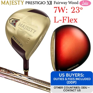 Ladies Majesty Prestigio XII 12 Fairway wood 7W 23° L-Flex TL750 w/Headcover - Picture 1 of 11