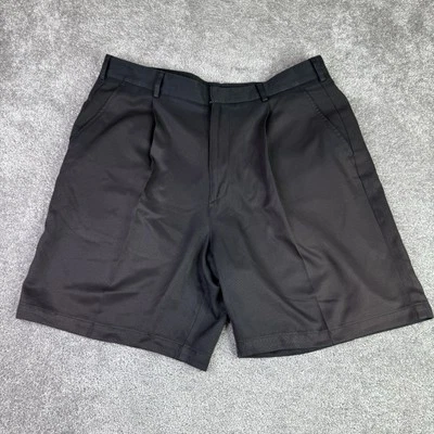 Pantalones Cortos de Golf Walter Hagen Para Hombre 38 Negro Rendimiento Pleteado Tiro Alto Foto 1 de 4