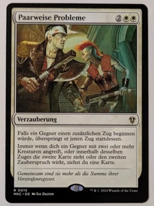 Trouble in Pairs (German: Paarweise Probleme) - NM Near Mint - MKC Commander MTG - Picture 1 of 2