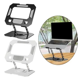 Adjustable Laptop Holder 360 Degree Rotation Reading Stand for Office Travel - Afbeelding 1 van 14