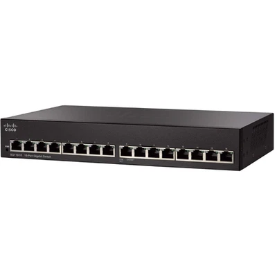 Cisco SG110-16 switch 16 Ports Gigabit Ethernet - Immagine 1 di 2