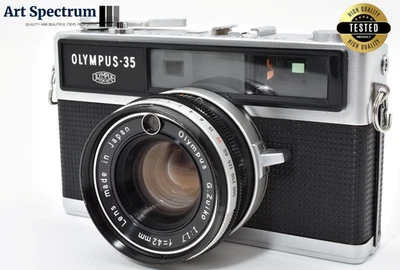 [Exc+8] Olympus-35 LC G.Zuiko 42mm f1.7 Film Camera from Japan 35mm - Image 1 of 4