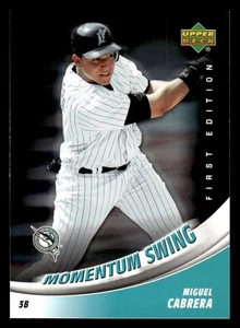 2007 Upper Deck First Edition #MS-MC Miguel Cabrera Momentum Swing card - Picture 1 of 2