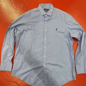 POLO RALPH LAUREN Para hombres 2XL Azul Claro Oxford Algodón Calce Clásico Algodón Elástico - Imagen 1 de 6