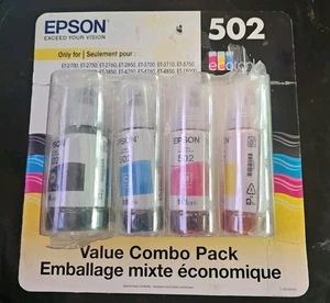 Original Epson 502 Tinten-Kombipack für ECO-TANK ET-2850 3850 4850 OEM-4PK Ablaufdatum 9/26 - Bild 1 von 2