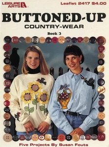 Leisure Arts, Inc. Leaflet 02417 - Buttoned-Up Country Wear Book 3 - Picture 1 of 2