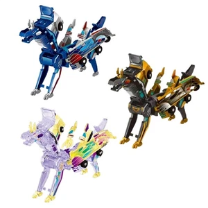 2 In 1 Collision Dinosaur Car Toy Robo Crash Magnetic Transforming Car - Picture 1 of 15
