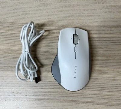 Razer Pro Click Humanscale Wireless Mouse - White (Bluetooth and Wired only) - Image 1 of 4