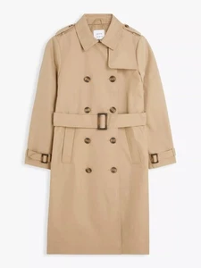 John Lewis trench coat Belted Stone  Women’s Uk 18 - Picture 1 of 6