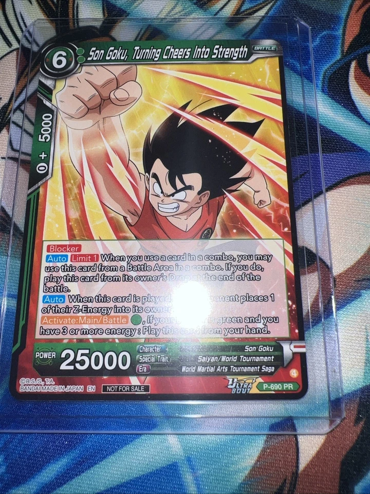 Son Goku Turning Cheers Into Strength P-690 Promo Deluxe Pack 2025 Vol 2 - Image 1 of 1