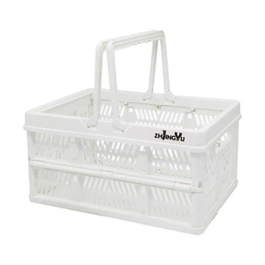 crates for storage,plastic baskets for organizing,collapsible shopping basket... - Picture 1 of 9