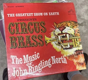 MINT MINT STEREO LP John Ringling North, The Greatest Show On Earth Circus Brass - Picture 1 of 18