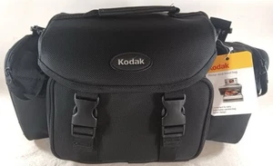 NEW Kodak Soft Camera Nylon Black bag with Compartments & Shoulder Strap - Picture 1 of 9