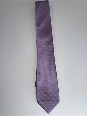 Corbata de mezcla de seda maciza - Corbata para hombre Banana Republic púrpura Foto 1 de 4