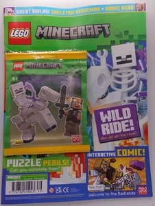 Lego Minecraft magazine #39 2025 + Skeleton Horseman & Brave Hero Great builds - Picture 1 of 1