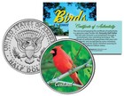 CARDINAL BIRD JFK Kennedy Half Dollar US Colorized Coin