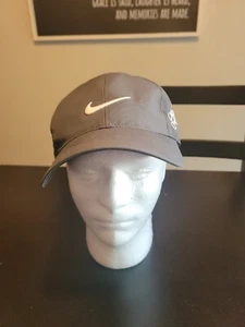 Nike Golf Hat Swoosh Grey Grand Geneva adjustable strap- Fits Most - Picture 1 of 5