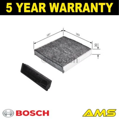 Filtro de cabina para Nissan Micra Note Renault Clio Modus Dacia Duster Bosch #3 Foto 1 de 4