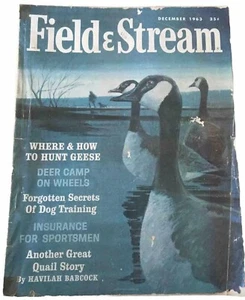 Field And Stream Vintage Magazine December 1963 Hunting, Fishing, Boatings, Ads - Picture 1 of 9