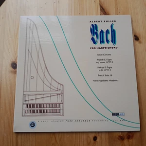 Albert Fuller Bach for Harpsichord~Reference Recording LP MINT Audiophile Album - Picture 1 of 7