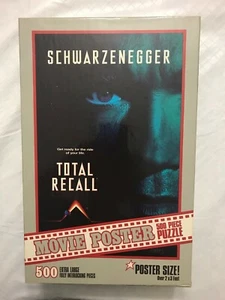 Total Recall 500 Piece Movie Theater Puzzle 26x40" 1990 Milton Bradley (sealed) - Picture 1 of 7