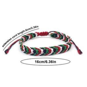 Palestine Bracelets Handmade Country Friendship Bracelets Save Gaza F1F9 - Picture 1 of 9