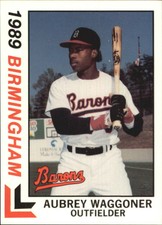 1989 Birmingham Barons Best #8 Aubrey Waggoner - NM-MT