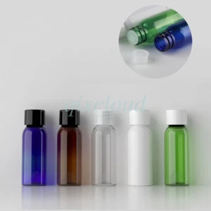 Wholesale Empty PET Plastic 30ML 1 oz Lotion Bottles Screw Cap Creme Container - Picture 1 of 12