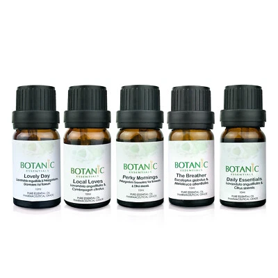 5x Natural Pure Essential Oils 10ml Aromatherapy Pharmaceutical Grade - Image 1 of 4