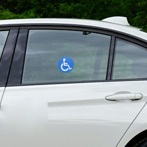  50 Sheets Adhesive Disabled Wheelchair Sign Sticker Logo Stickers