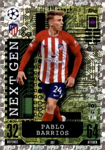 2023-24 Topps Match Attax UEFA Signature Style MOTM #397 Pablo Barrios - Picture 1 of 2