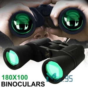 180x100,30x60 High Power Military Binoculars Day/Night Zooming Hunting Telescope - Picture 1 of 29