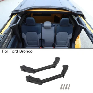 Barra antivuelco trasera manijas agarre manija accesorios para Ford Bronco 2021+ negro - Imagen 1 de 10