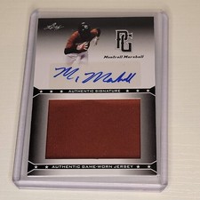 Montrell Marshall 2013 Perfect Game Baseball #JA-MM1 Autograph Patch card