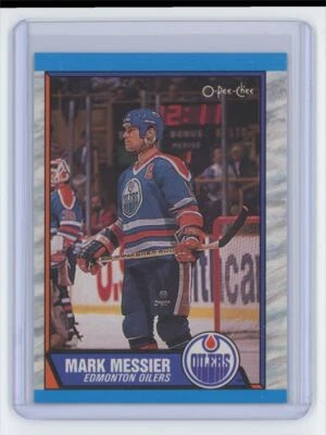 1989-90 O-Pee-Chee Mark Messier . Edmonton Oilers #65 - Image 1 of 2