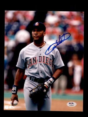 Gary Sheffield PSA DNA Signed 8x10 Photo Autograph Padres - Image 1 of 2