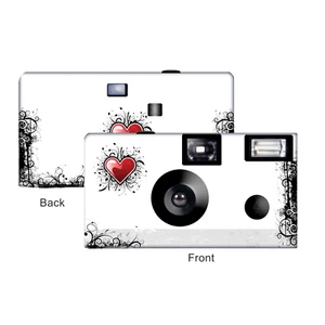 10 New Love Disposable Cameras-wedding camera/anniversary (FJ3607) - Picture 1 of 3