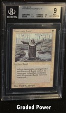 BGS Beta Consecrate Land  9 QUAD++ Magic Beckett Graded MTG